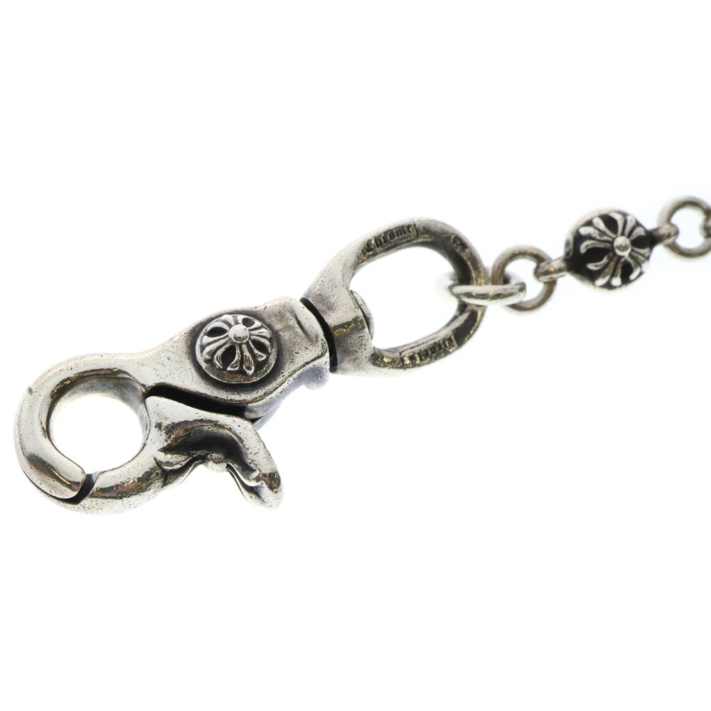 CHROME HEARTS(クロムハーツ) 2BALL SHORT-T/2クリップショート#2クロスボール ウォレットチェーン シルバー BCA064