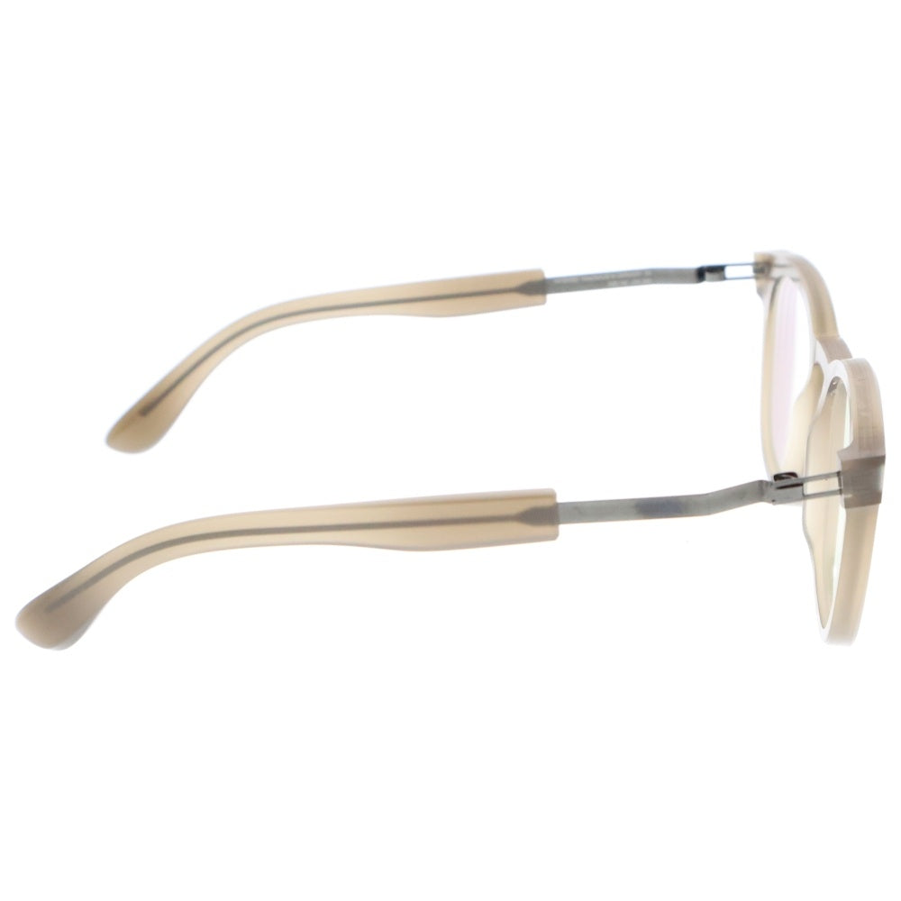 Maison Margiela(メゾンマルジェラ) ×MYKITA マイキータ スクエア アイウェア 眼鏡 ブラウン MMRAW012