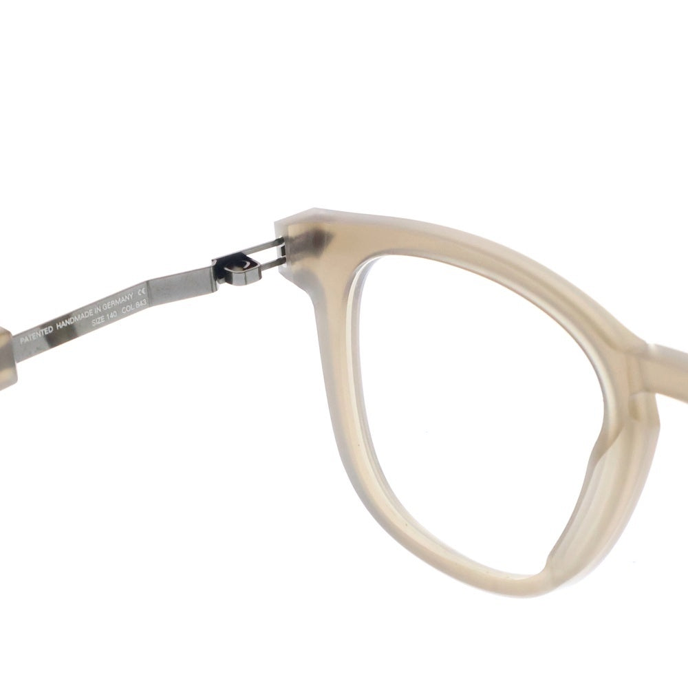 Maison Margiela(メゾンマルジェラ) ×MYKITA マイキータ スクエア アイウェア 眼鏡 ブラウン MMRAW012