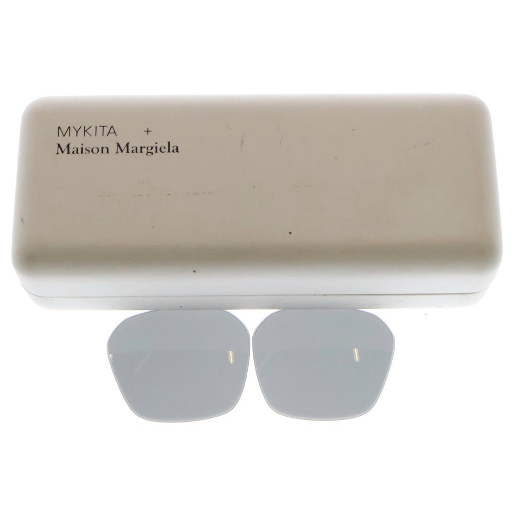 Maison Margiela(メゾンマルジェラ) ×MYKITA マイキータ スクエア アイウェア 眼鏡 ブラウン MMRAW012
