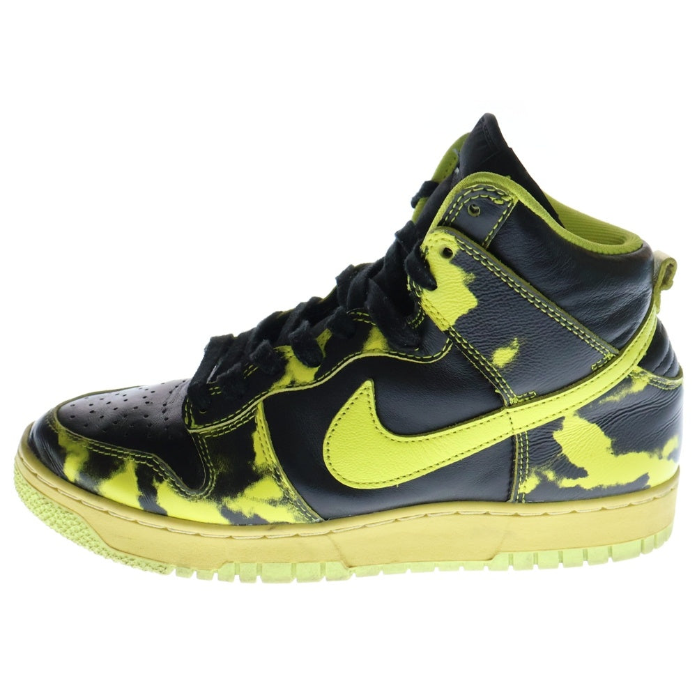 NIKE(ナイキ) DUNK HI 1985 SP YELLOW ACID WASH ダンク ハイカットスニーカー アシッドウォッシュ ブラック/イエロー US8.5/26.5cm DD9404-001