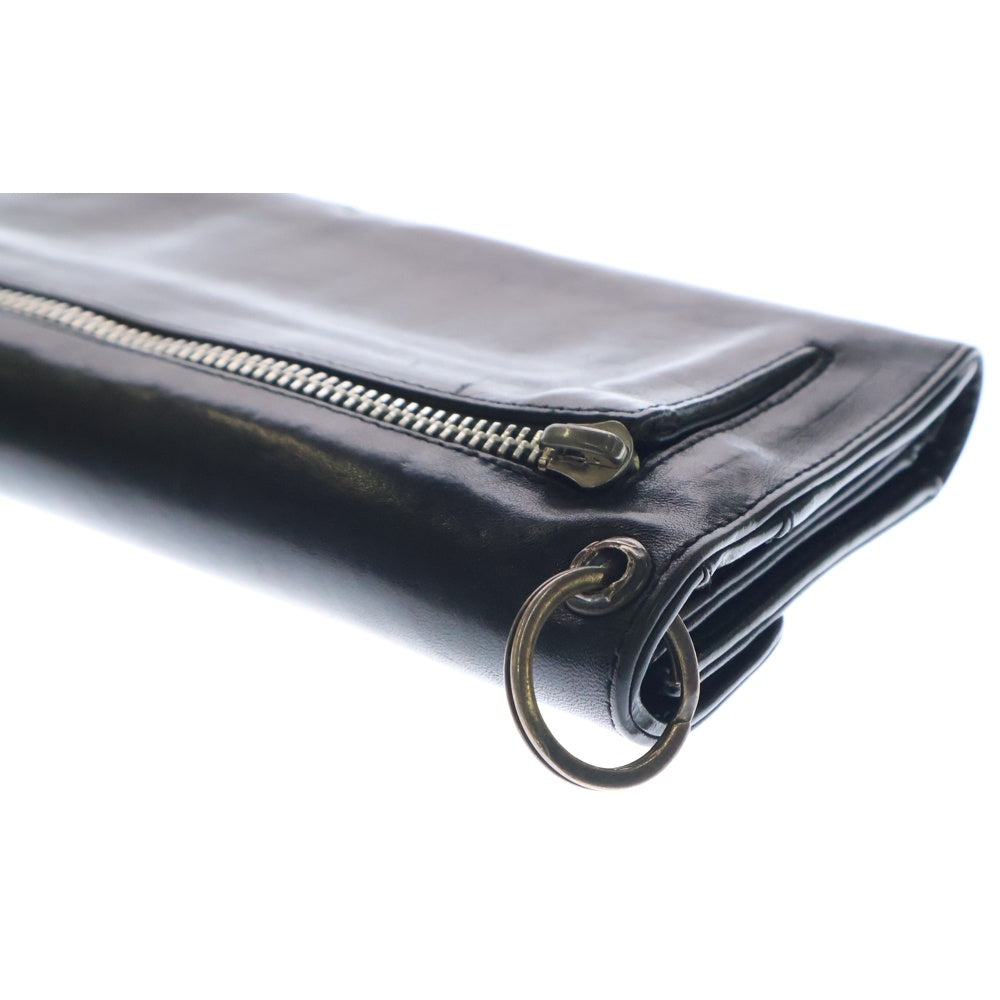 CHROME HEARTS(クロムハーツ) WAVE ウェーブ レザーウォレット 財布 ブラック BCA374