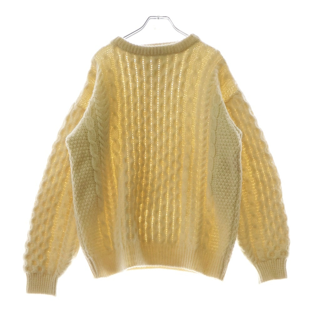 L.L.Bean(エルエルビーン) 80s VINTAGE ヴィンテージ ケーブル ウール ニット セーター アイボリー R357