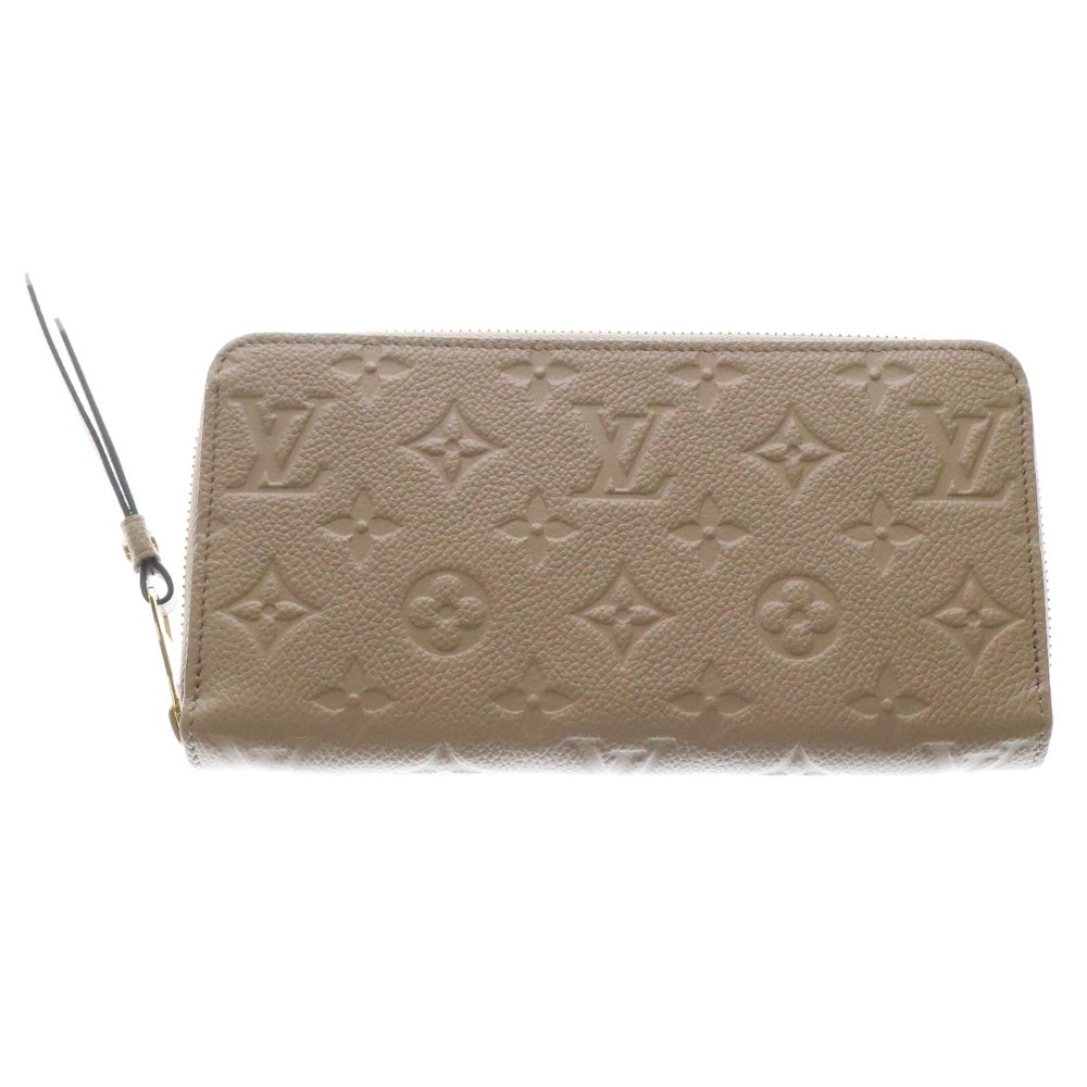 LOUIS VUITTON(ルイヴィトン) モノグラムアンプラント ジッピーウォレット トゥルトレール ロングウォレット 長財布 ゴールド金具 ベージュ レディース M69034 RFIDタグ