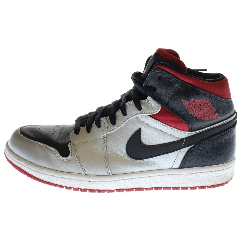 NIKE(ナイキ) 【観賞用 2012年製】 AIR JORDAN 1 PHAT KILROY エアジョーダン 1 ファット キルロイ ハイカットスニーカー シルバー/ブラック/レッド US11/29cm 364770-021
