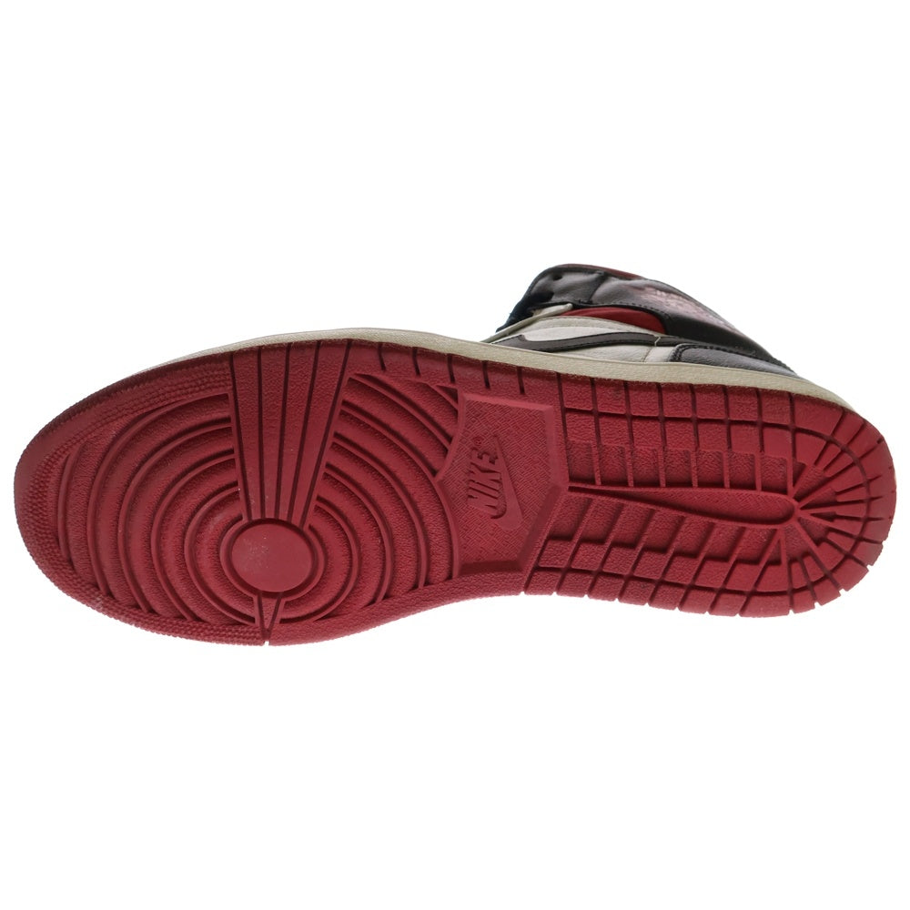 NIKE(ナイキ) 【観賞用 2012年製】 AIR JORDAN 1 PHAT KILROY エアジョーダン 1 ファット キルロイ ハイカットスニーカー シルバー/ブラック/レッド US11/29cm 364770-021