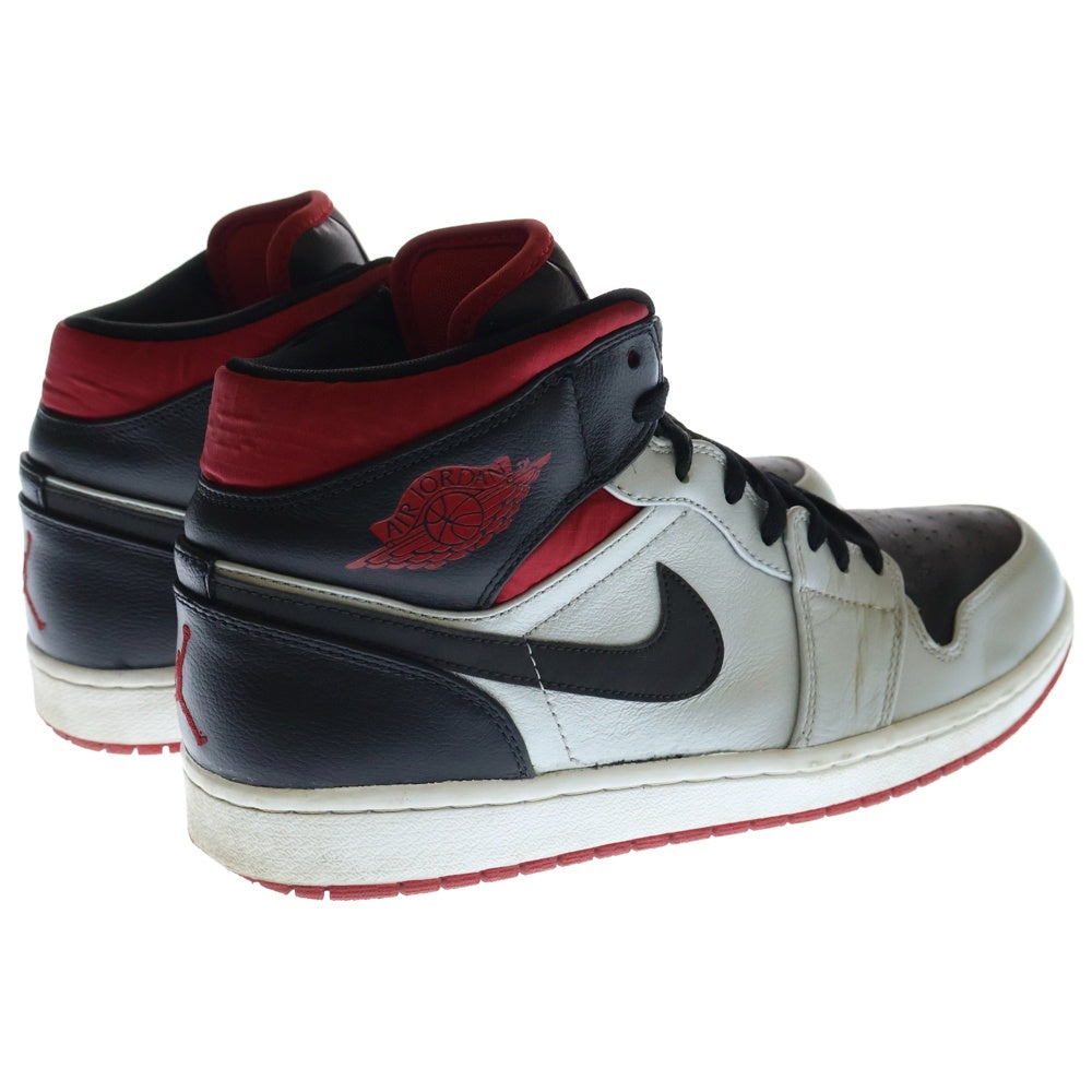 NIKE(ナイキ) 【観賞用 2012年製】 AIR JORDAN 1 PHAT KILROY エアジョーダン 1 ファット キルロイ ハイカットスニーカー シルバー/ブラック/レッド US11/29cm 364770-021