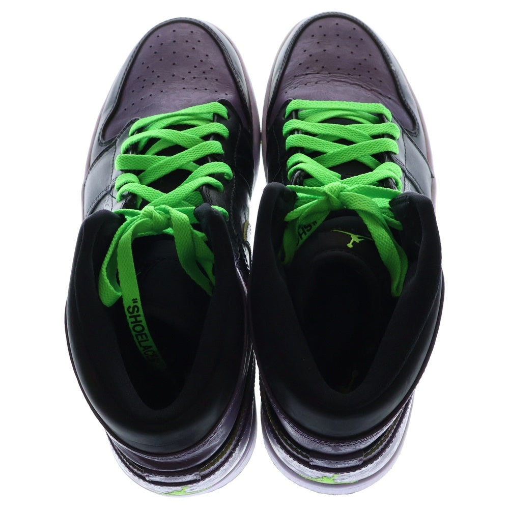 NIKE(ナイキ) AIR JORDAN 1 RETRO MID NIGHT VISION JOKER エアジョーダン1 レトロ ナイト ビジョン ジョーカー ミッドカットスニーカー US12/30cm 136065-021