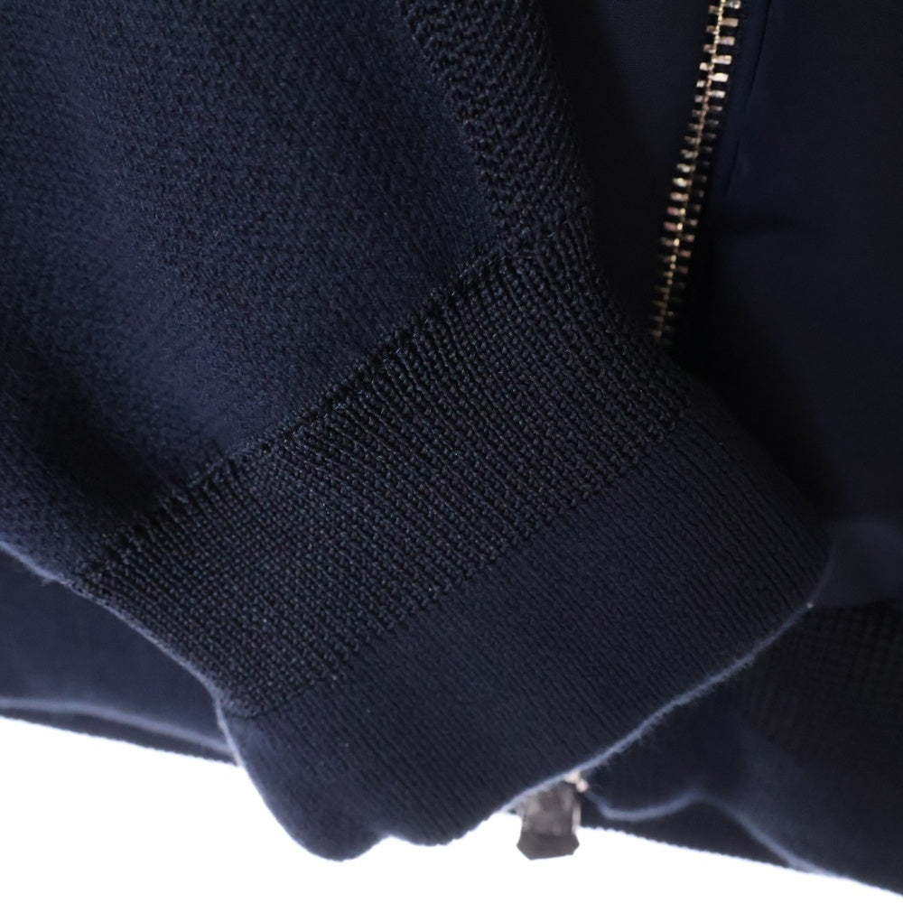 HUGO BOSS(ヒューゴボス) C-Darmando ワッペンロゴ コットン ポリエステル ジップアップ ジャケット ブルゾン ブラック 10261657