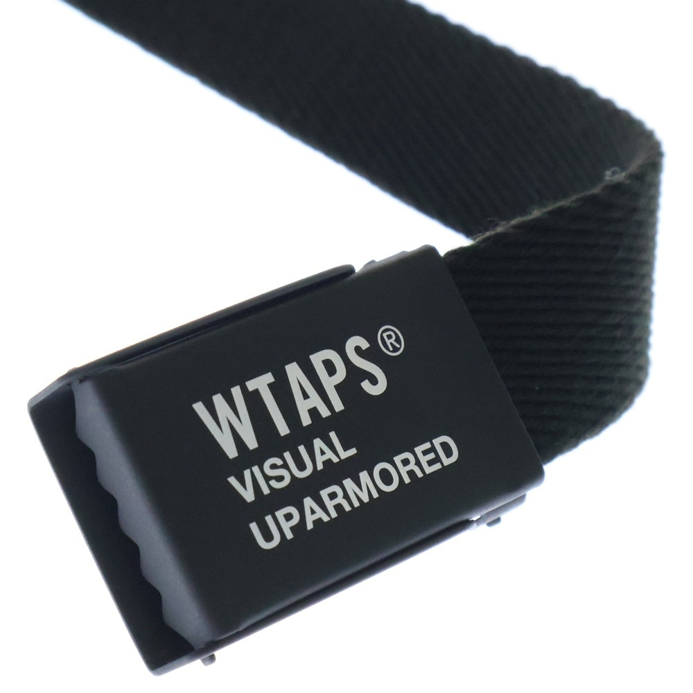 WTAPS(ダブルタップス) 23AW GIB/BELT/ACRLIC.FORTLESS ロゴプリント ガチャベルト ブラック