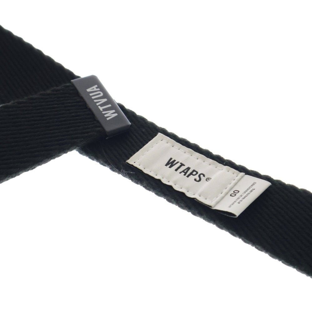 WTAPS(ダブルタップス) 23AW GIB/BELT/ACRLIC.FORTLESS ロゴプリント ガチャベルト ブラック