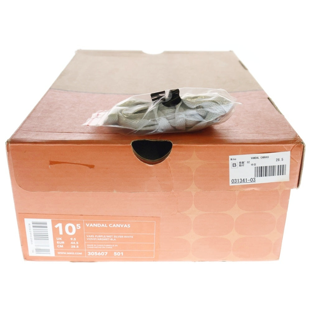 NIKE(ナイキ) 【観賞用2002年製】 VANDAL HIGH CANVAS バンダル キャンバス ハイカットスニーカー パープル US10.5/28.5cm 305607-501