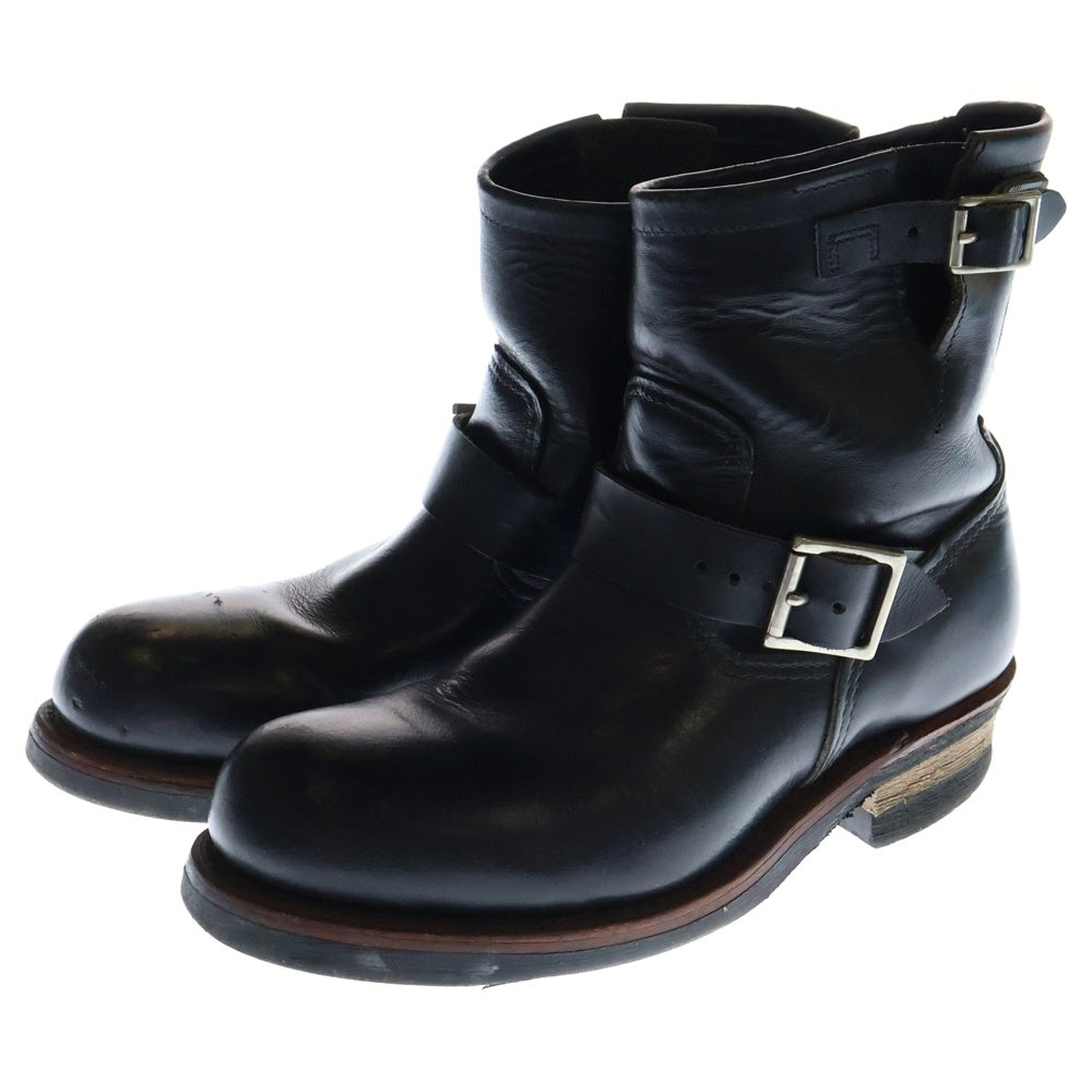 RED WING(レッド ウイング) 2976 SHORT ENGINEER レザー ショートエンジニアブーツ ワークブーツ ブラック