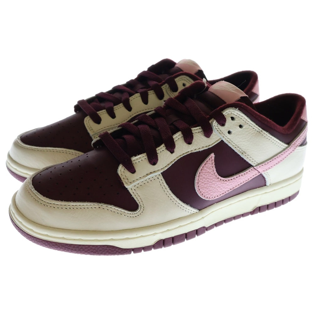 NIKE(ナイキ) DUNK LOW RETRO PRM VALENTINE'S DAY ダンク バレンタインデー ローカットスニーカー バーガンディ/ピンク US8.5/26.5cm DR9705-100