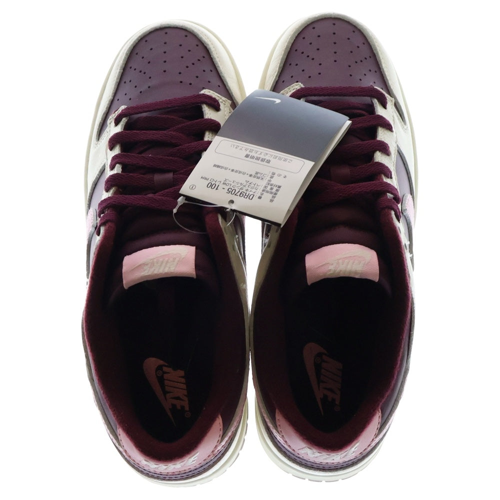 NIKE(ナイキ) DUNK LOW RETRO PRM VALENTINE'S DAY ダンク バレンタインデー ローカットスニーカー バーガンディ/ピンク US8.5/26.5cm DR9705-100