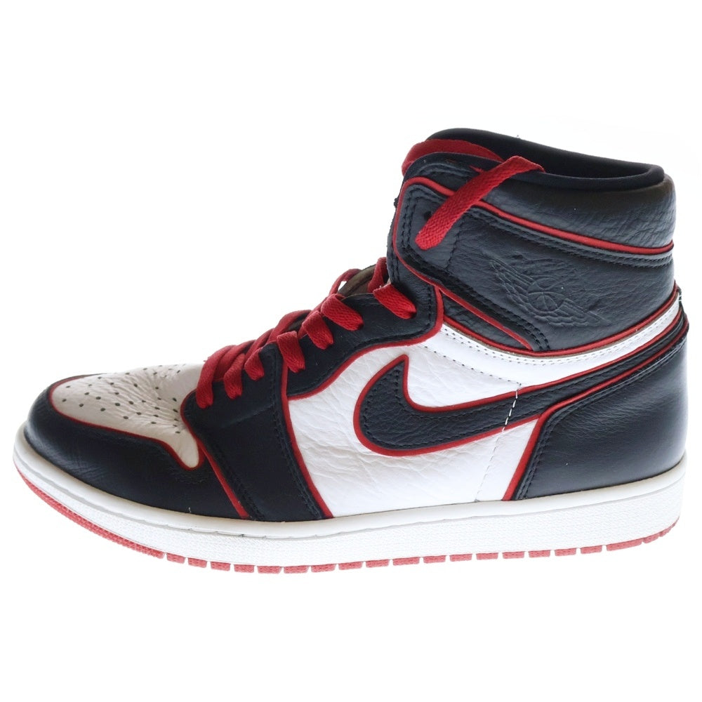 NIKE(ナイキ) AIR JORDAN1 HIGH OG BLOOD LINE エアジョーダン1 ハイカットスニーカー ブラッドライン ブラック/レッド US9.5/27.5cm 555088-062