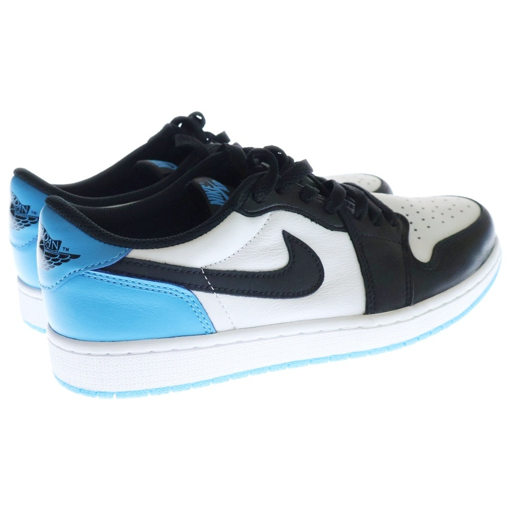 NIKE(ナイキ) AIR JORDAN 1 LOW OG BLACK POWDER BLUE UNC エアジョーダン1 ローカットスニーカー ブルー/ブラック/ホワイト US9.5/27.5cm CZ0790-104