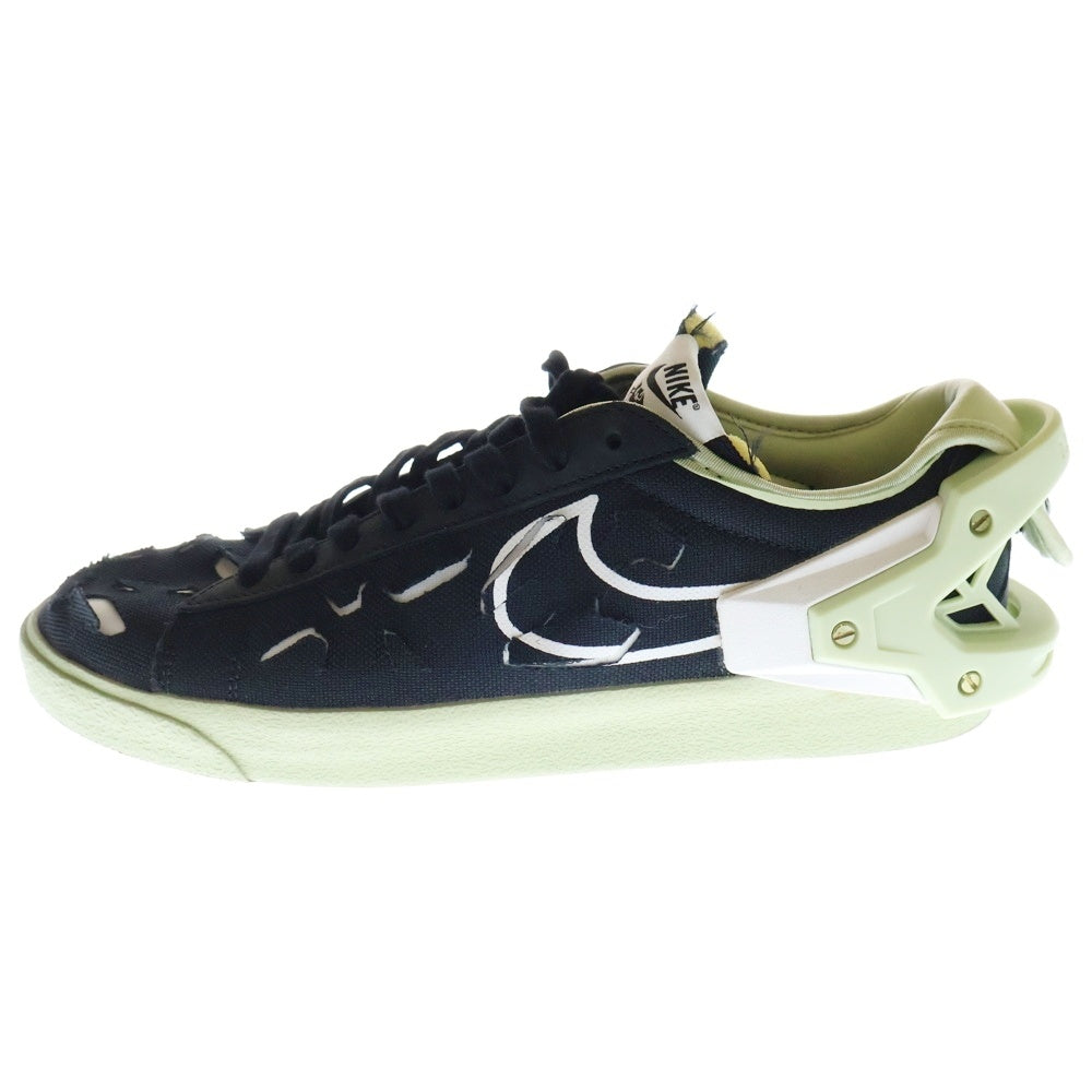 NIKE(ナイキ) ×ACRONYM BLAZER LOW ACRNM アクロニウム ブレーザー ローカットスニーカー ブラック US9.5/27.5cm DO9373-001