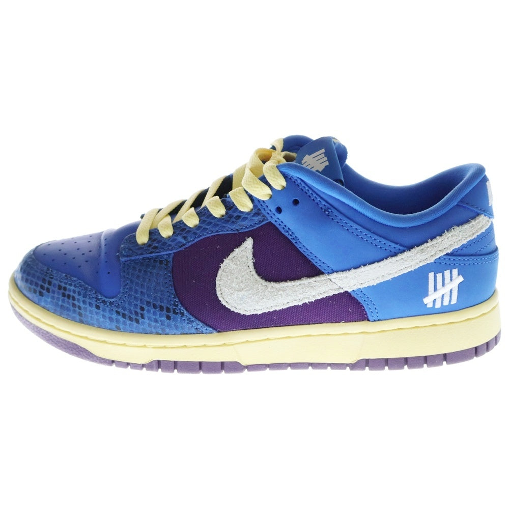 NIKE(ナイキ) ×UNDEFEATED DUNK LOW SP ROYAL アンディフィーテッド ダンク ローカットスニーカー ロイヤル ブルー/パープル US9.5/27.5cm DH6508-400
