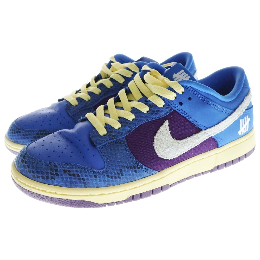 NIKE(ナイキ) ×UNDEFEATED DUNK LOW SP ROYAL アンディフィーテッド ダンク ローカットスニーカー ロイヤル ブルー/パープル US9.5/27.5cm DH6508-400