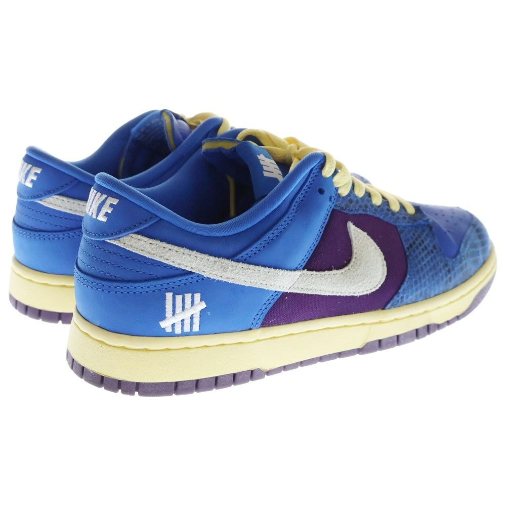 NIKE(ナイキ) ×UNDEFEATED DUNK LOW SP ROYAL アンディフィーテッド ダンク ローカットスニーカー ロイヤル ブルー/パープル US9.5/27.5cm DH6508-400
