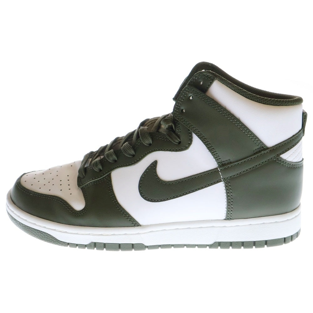 NIKE(ナイキ) DUNK HIGH RETRO ダンク ハイカットスニーカー カーキ/ホワイト US9.5/27.5cm DD1399-107