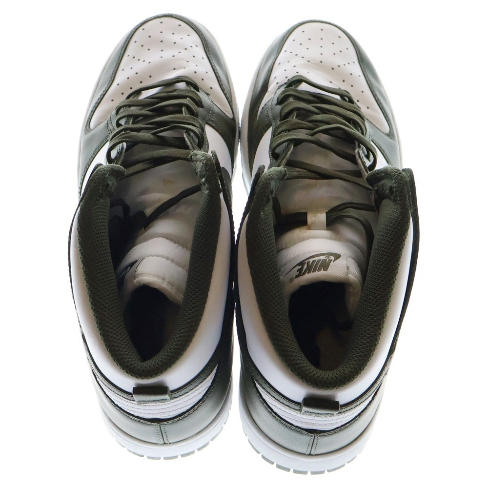 NIKE(ナイキ) DUNK HIGH RETRO ダンク ハイカットスニーカー カーキ/ホワイト US9.5/27.5cm DD1399-107