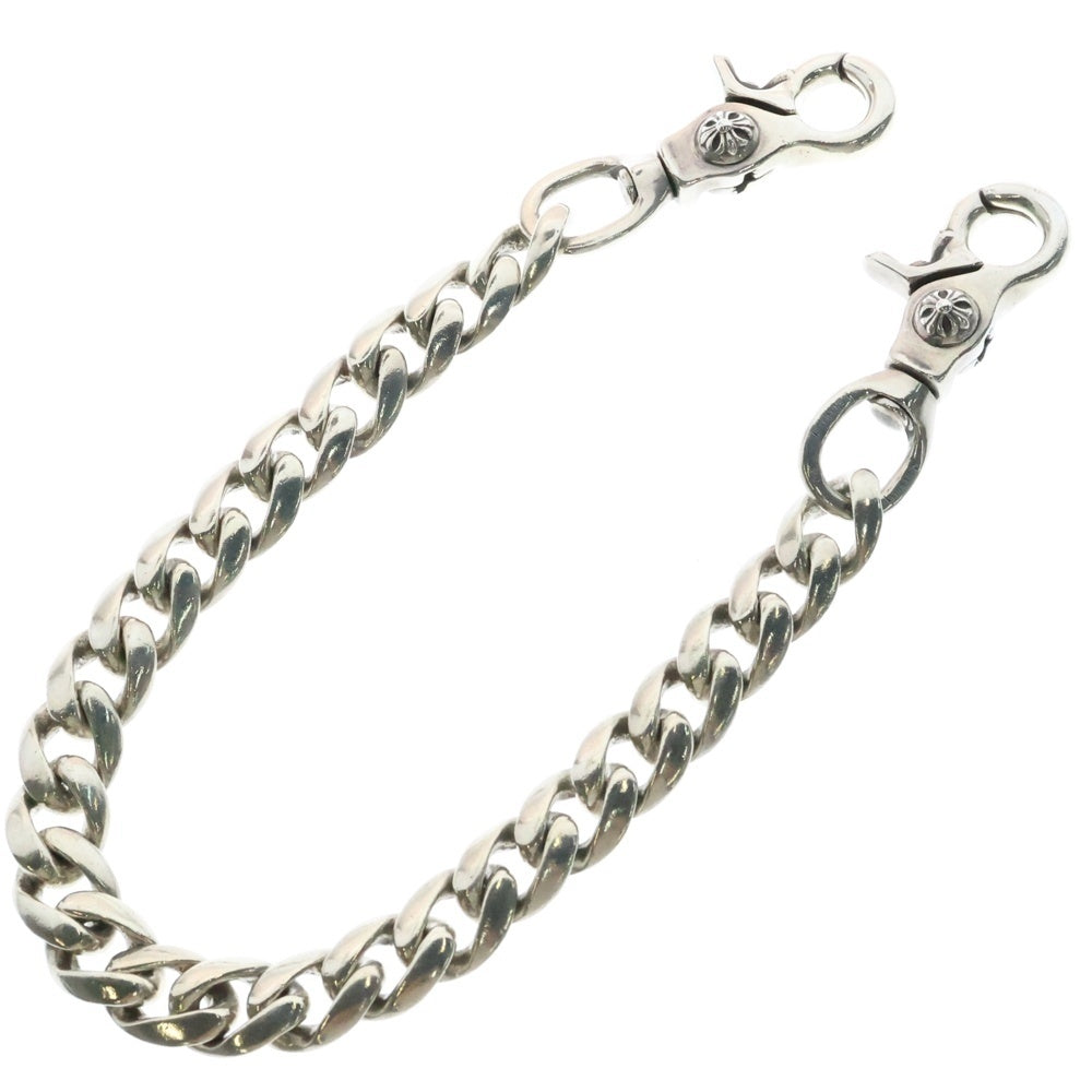 CHROME HEARTS(クロムハーツ) CLASSIC SHORT-T/ 2クリップショートクラシック ウォレットチェーン シルバー BCA068