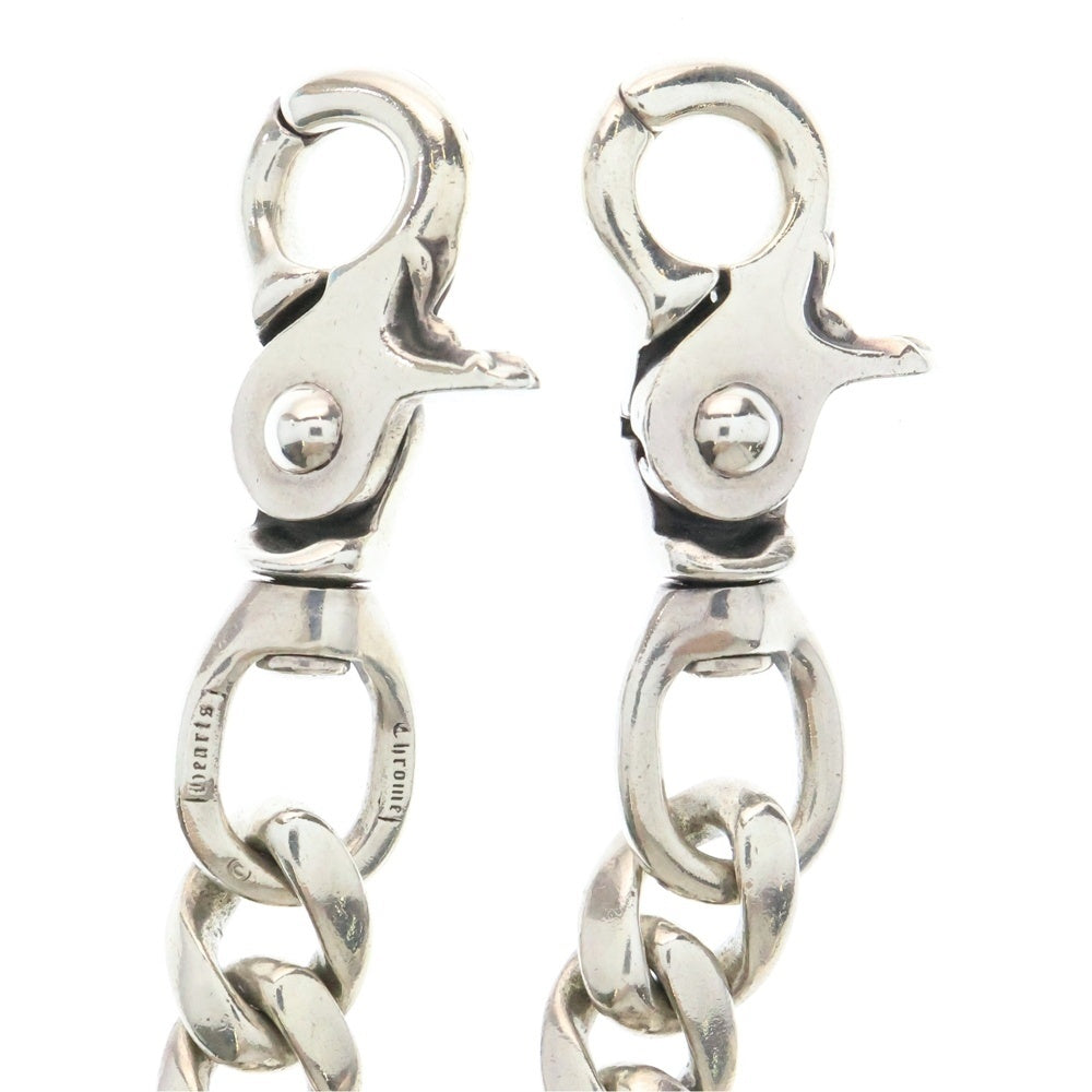 CHROME HEARTS(クロムハーツ) CLASSIC SHORT-T/ 2クリップショートクラシック ウォレットチェーン シルバー BCA068