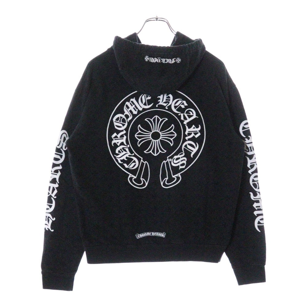 CHROME HEARTS(クロムハーツ) SWTSHRT PLVR CHプラス総柄 スウェットプルオーバーパーカー ブラック