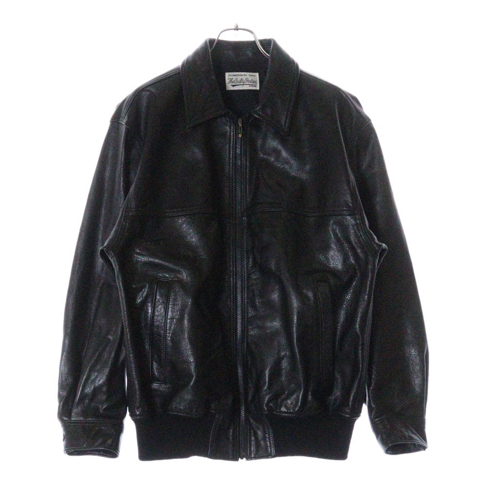 WACKO MARIA(ワコマリア) 23AW LEATHER JACKET カウハイド レザージャケット ブラック 23FW-WMO-BL01
