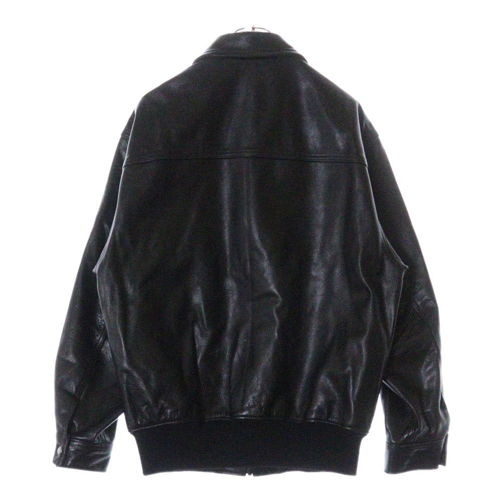 WACKO MARIA(ワコマリア) 23AW LEATHER JACKET カウハイド レザージャケット ブラック 23FW-WMO-BL01