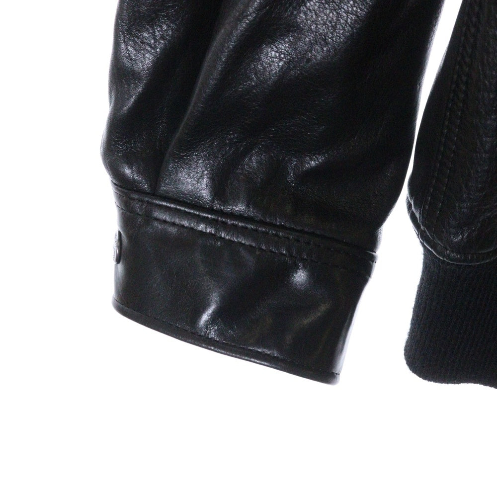 WACKO MARIA(ワコマリア) 23AW LEATHER JACKET カウハイド レザージャケット ブラック 23FW-WMO-BL01