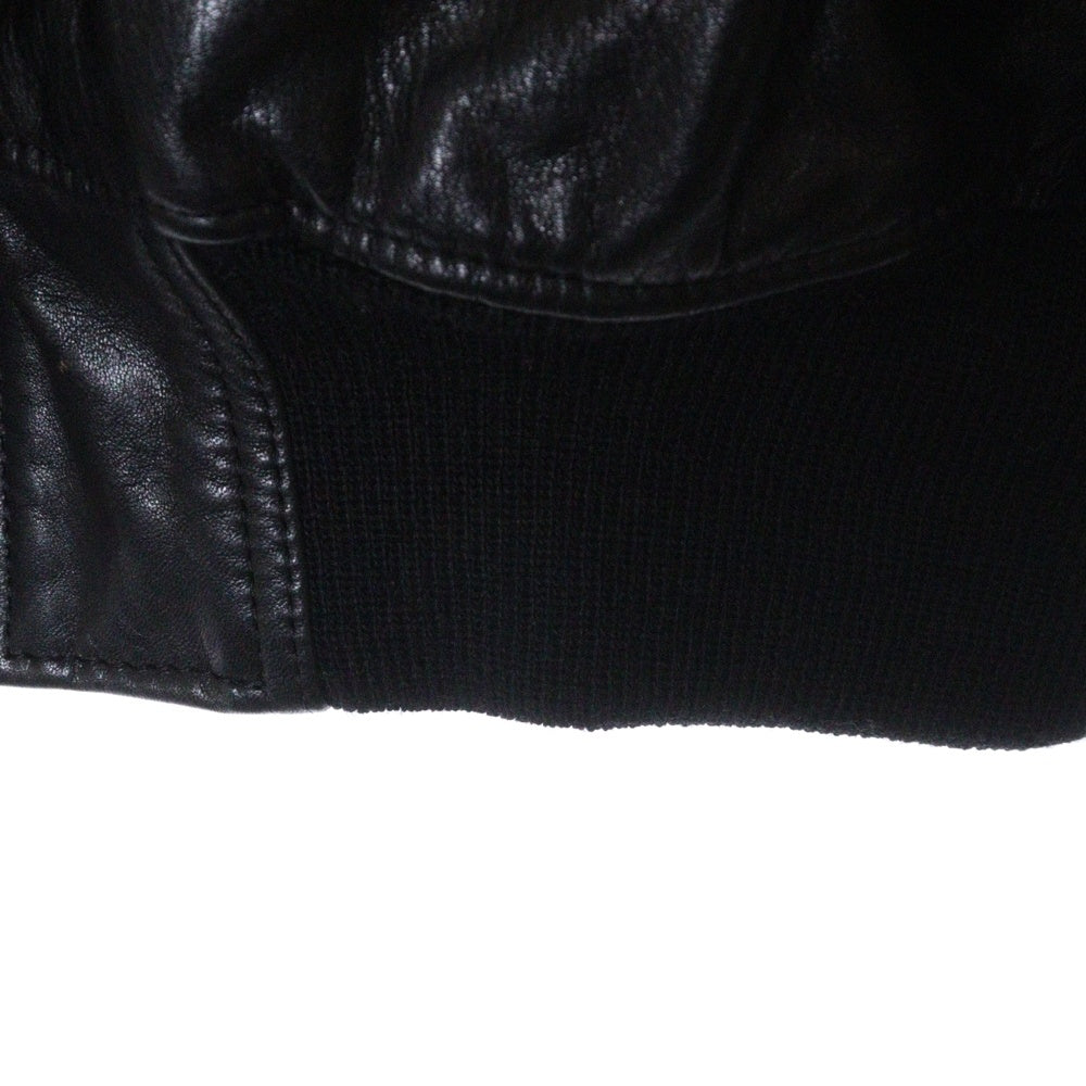 WACKO MARIA(ワコマリア) 23AW LEATHER JACKET カウハイド レザージャケット ブラック 23FW-WMO-BL01