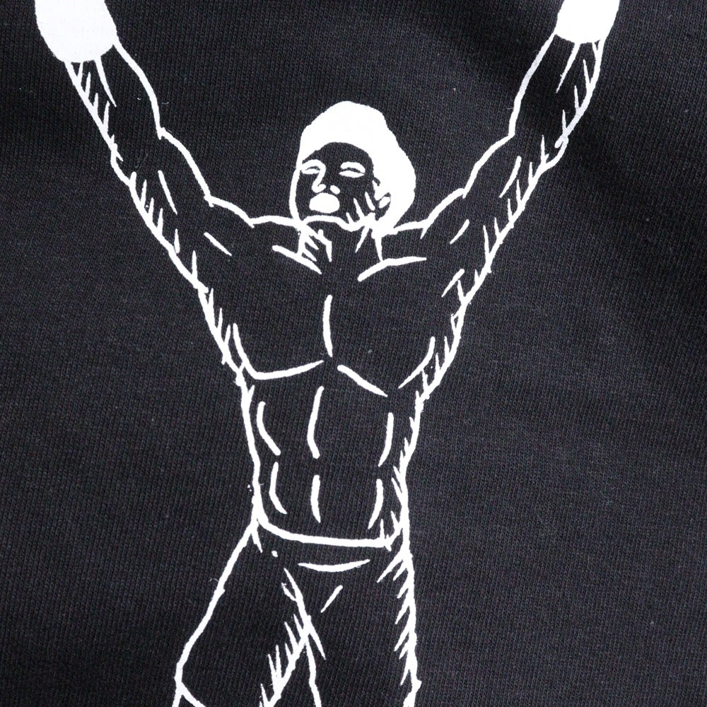 RAZOR(レーザー) ボクシングプリント長袖Tシャツ ブラック RZ2024002
