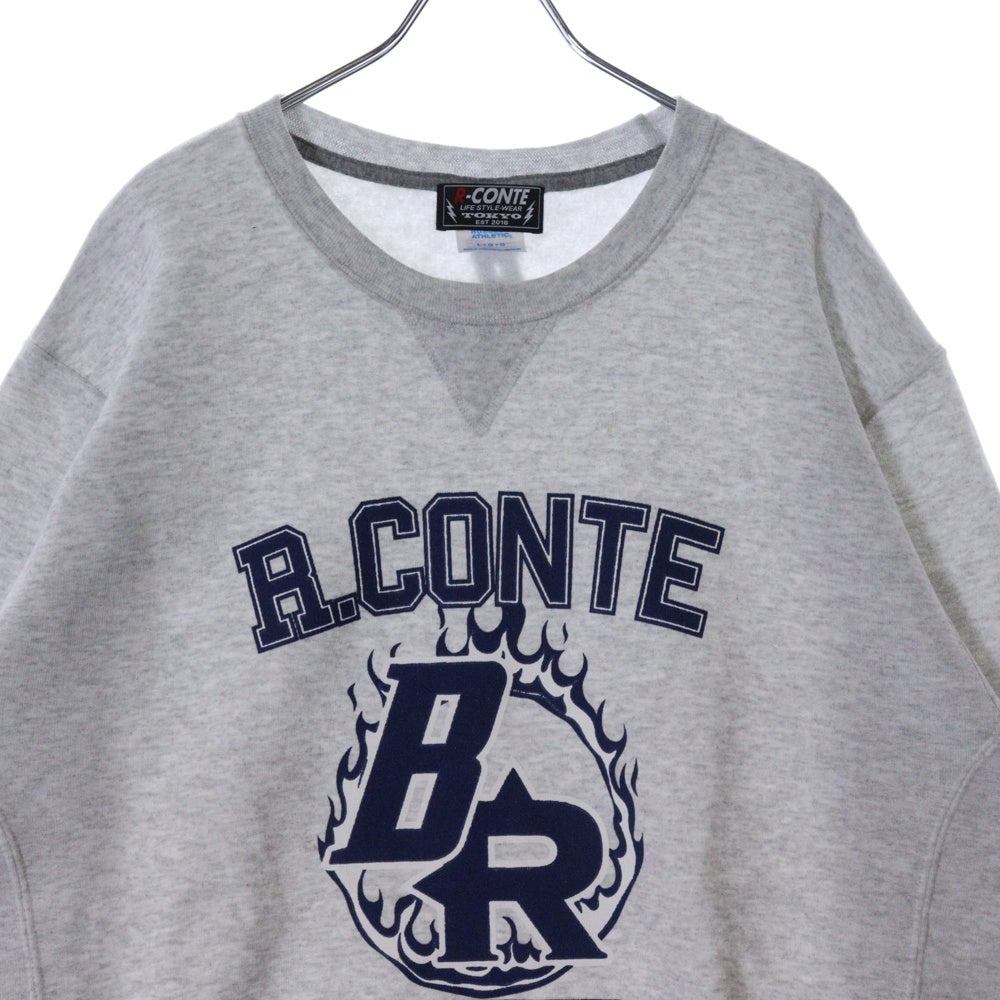 Rconte(アールカンテ) ×BROTURES College Sweatshirts RUSSELL ATHLETIC ブローチャーズ カレッジスウェットシャツ トレーナー グレー