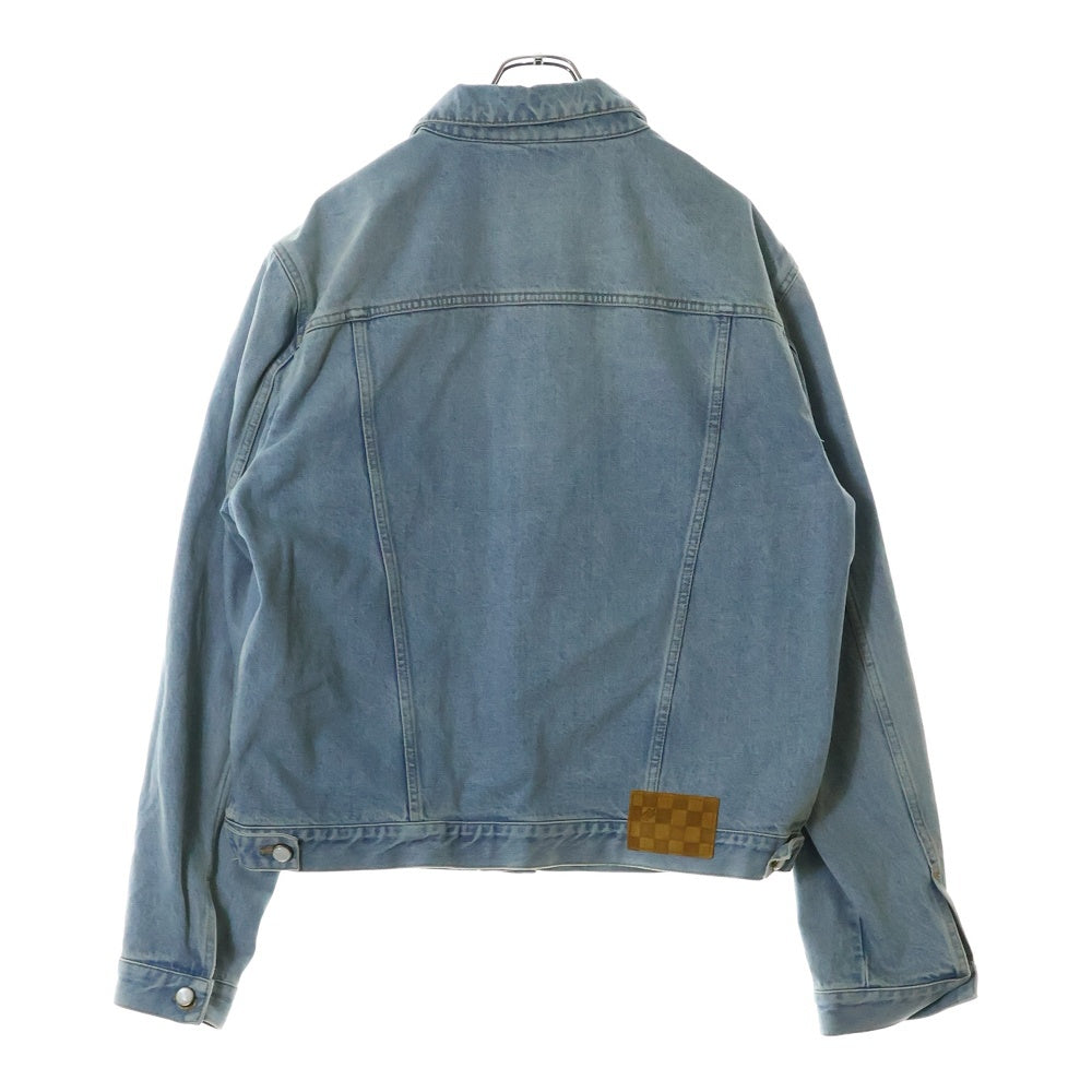 LOUIS VUITTON(ルイヴィトン) 25SS ウォッシュ加工 パールボタンデニムジャケット インディゴ RM251MQ PCP HSA45W