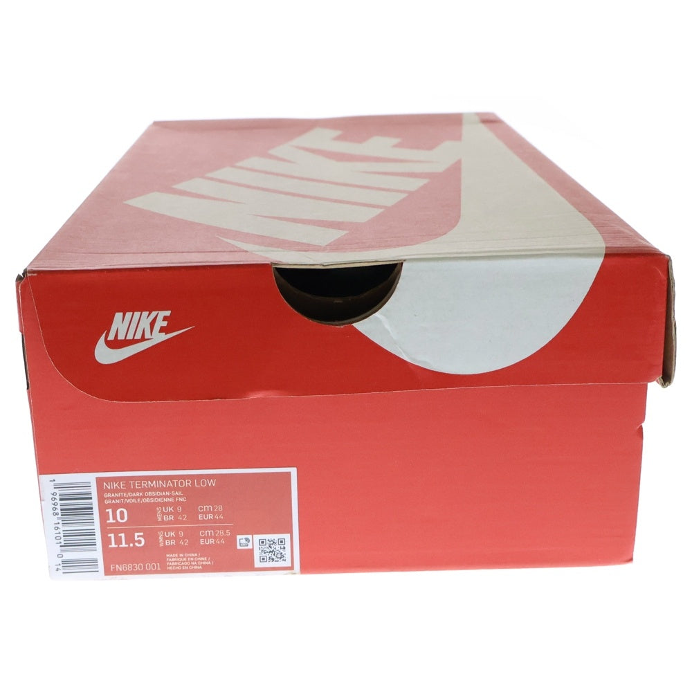 NIKE(ナイキ) TERMINATOR LOW DARK OBSIDIAN AND GRANITE ターミネーター ダークオブシディアン アンド グラナイト ローカットスニーカー US10/28cm FN6830-001