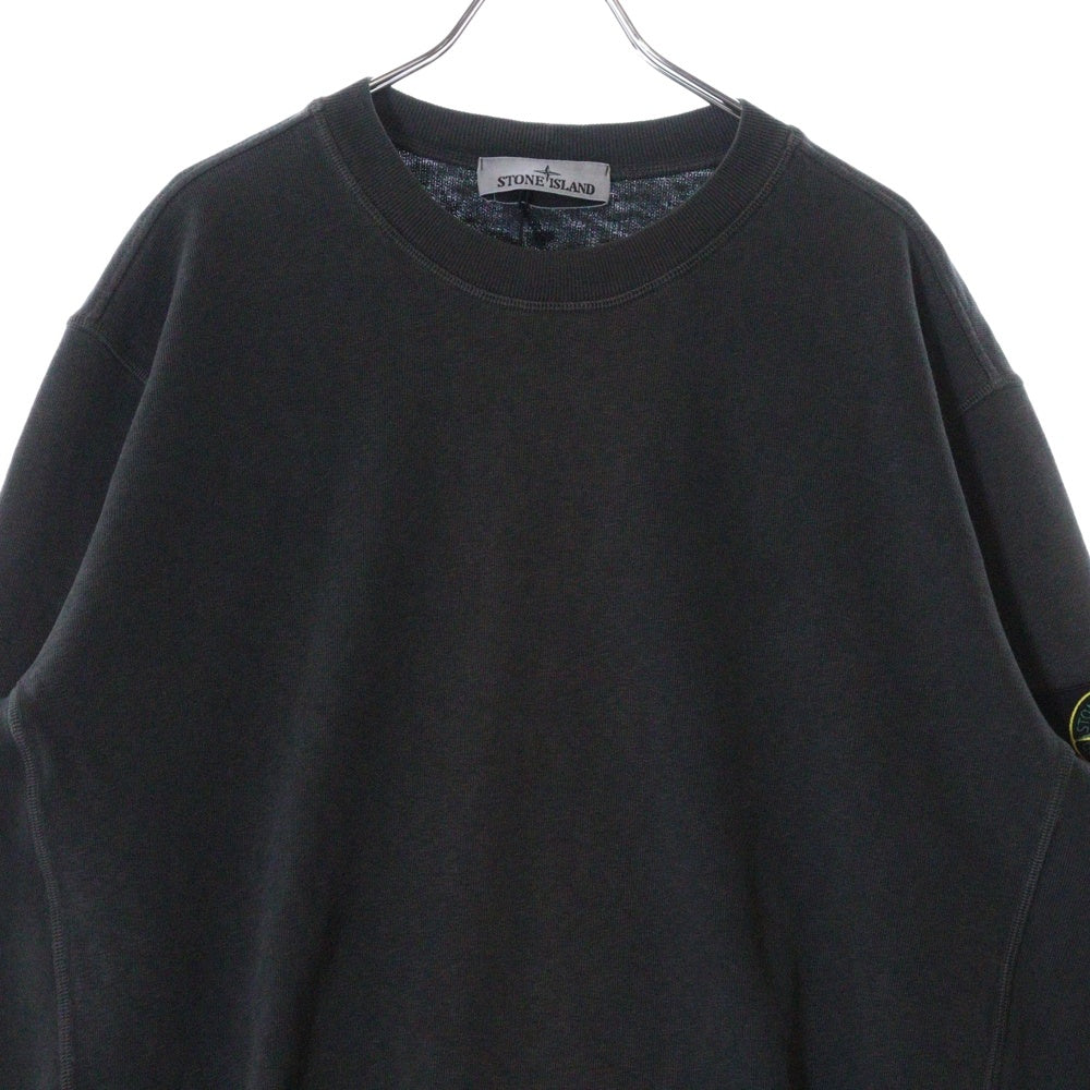STONE ISLAND(ストーンアイランド) Crewneck Sweatshirt ワッペン付き クルーネックスウェットトレーナー チャコールグレー K1S156100020