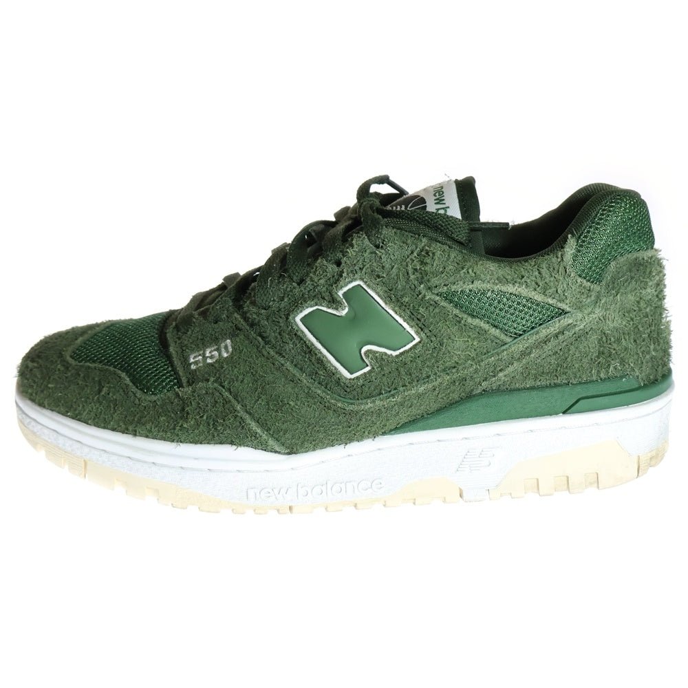 New Balance(ニューバランス) BB550PHB スウェードレザー ローカットスニーカー グリーン US9/27cm