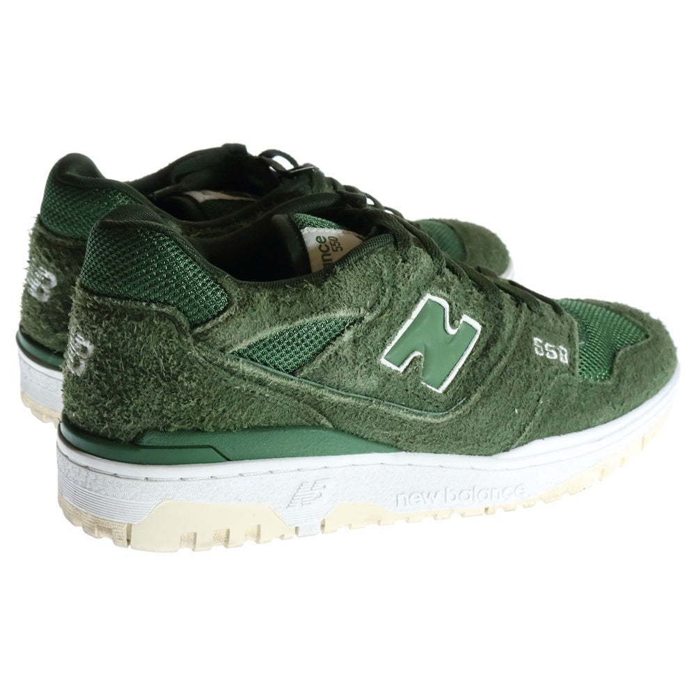New Balance(ニューバランス) BB550PHB スウェードレザー ローカットスニーカー グリーン US9/27cm