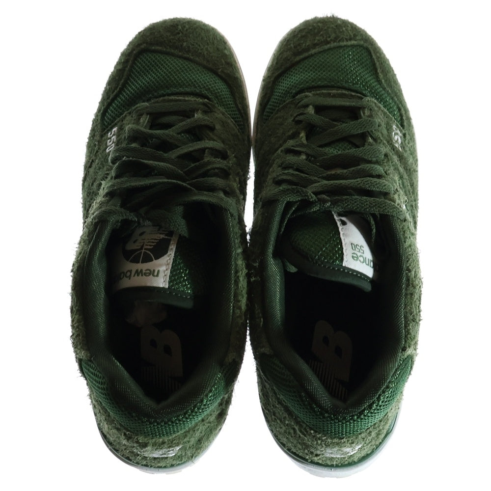 New Balance(ニューバランス) BB550PHB スウェードレザー ローカットスニーカー グリーン US9/27cm