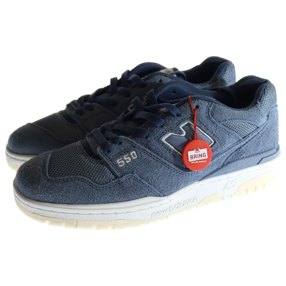 New Balance(ニューバランス) BB550PHC スウェードレザー ローカットスニーカー ネイビー US9/27cm