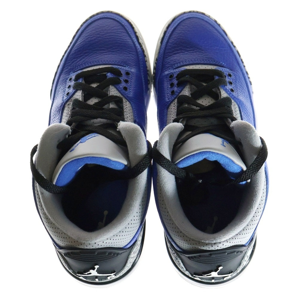 NIKE(ナイキ) AIR JORDAN 3 VARSITY ROYAL エアジョーダン3 バーシティロイヤル ローカットスニーカー ブルー US8.5/26.5cm CT8532-400
