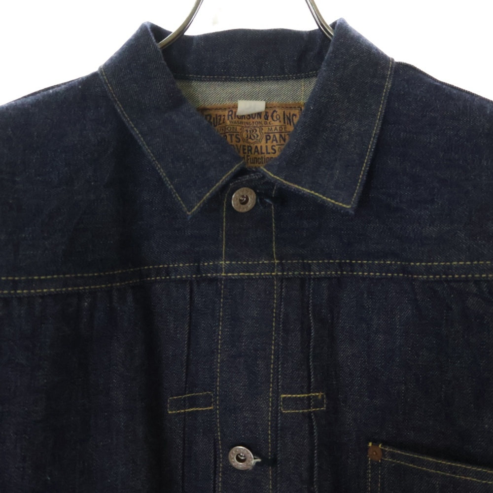 Buzz Rickson's(バズリクソンズ) WORLD WAR II DENIM BLOUSE 大戦モデル ワールドウォー デニム ブラウス トラッカージャケット インディゴブルー BR16041