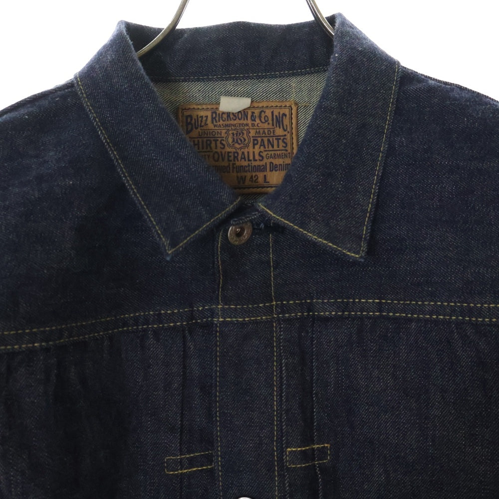 Buzz Rickson's(バズリクソンズ) WORLD WAR II DENIM BLOUSE 大戦モデル ワールドウォー デニム ブラウス トラッカージャケット インディゴブルー BR16041