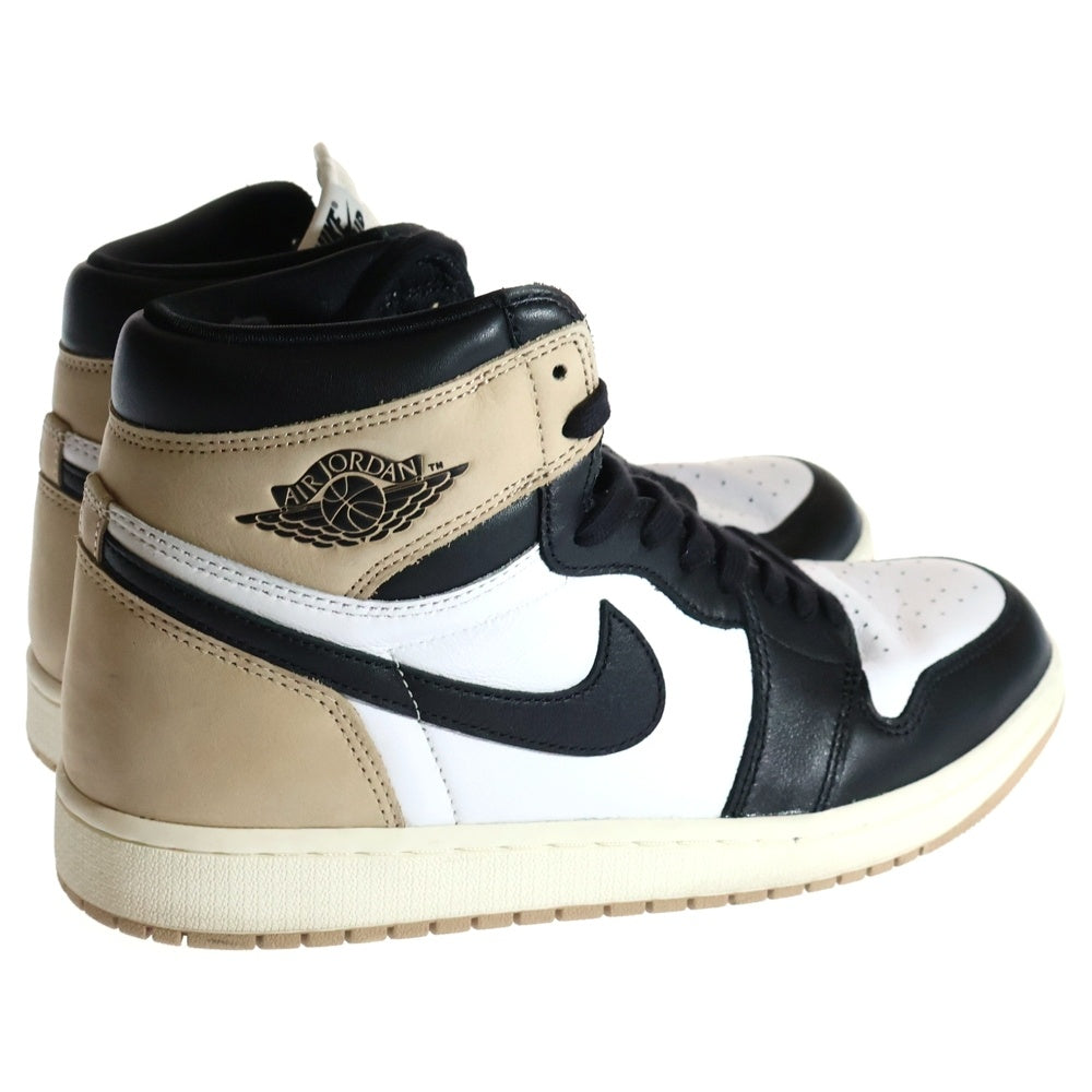 NIKE(ナイキ) WMNS AIR JORDAN 1 RETRO HIGH OG Latte ウィメンズ エアジョーダン1 ラテ ハイカットスニーカー ホワイト/ベージュ US11/28cm FD2596-021