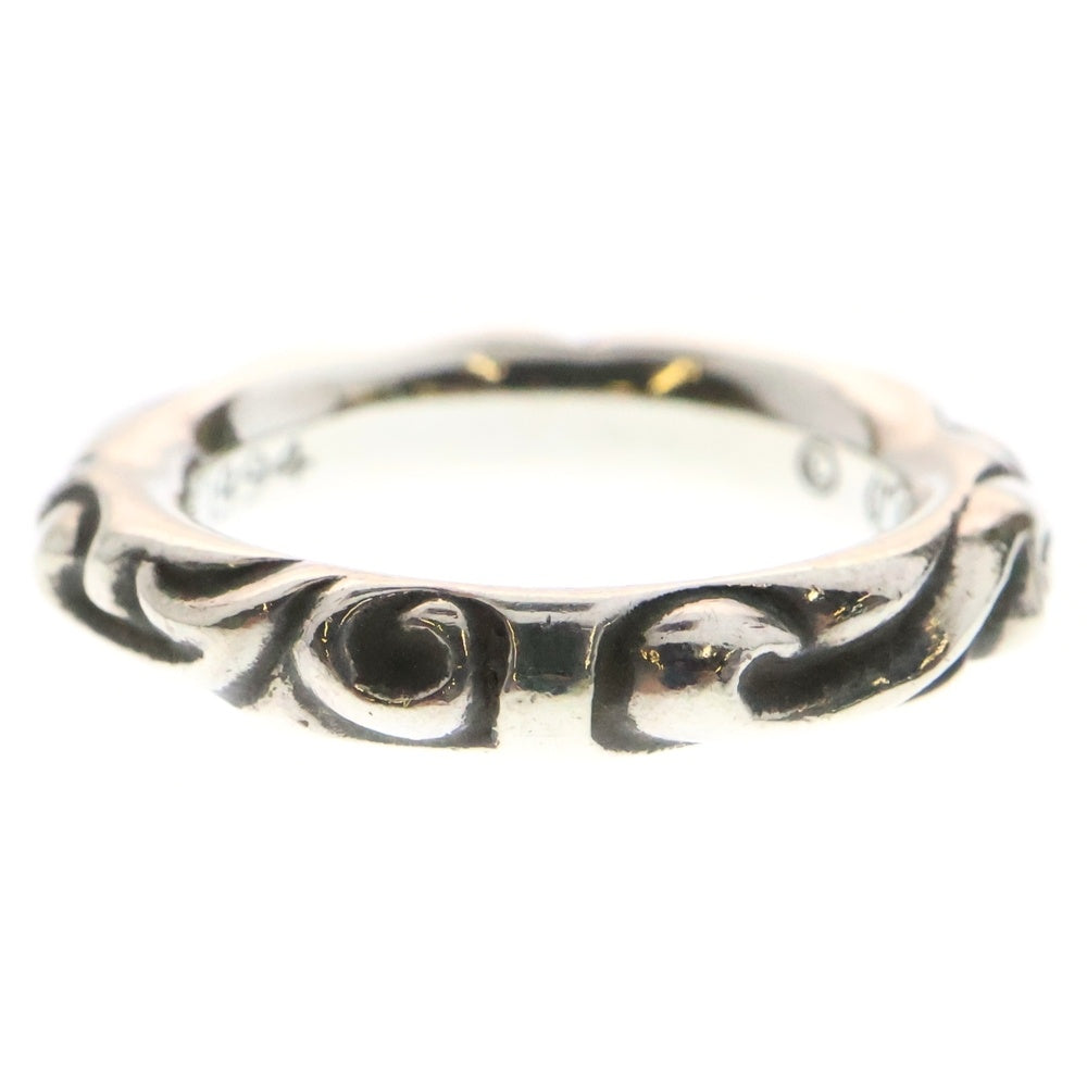 CHROME HEARTS(クロムハーツ) SCRL BAND スクロールバンド リング シルバー BCA351