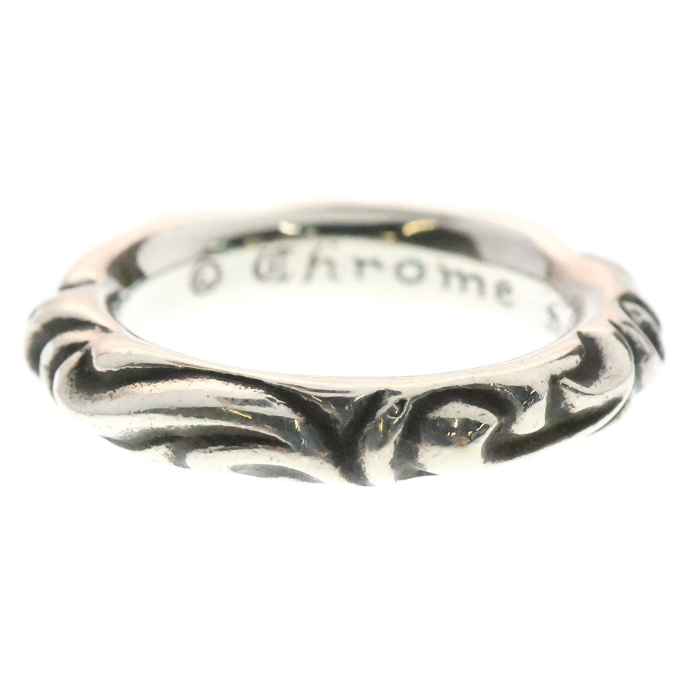 CHROME HEARTS(クロムハーツ) SCRL BAND スクロールバンド リング シルバー BCA351