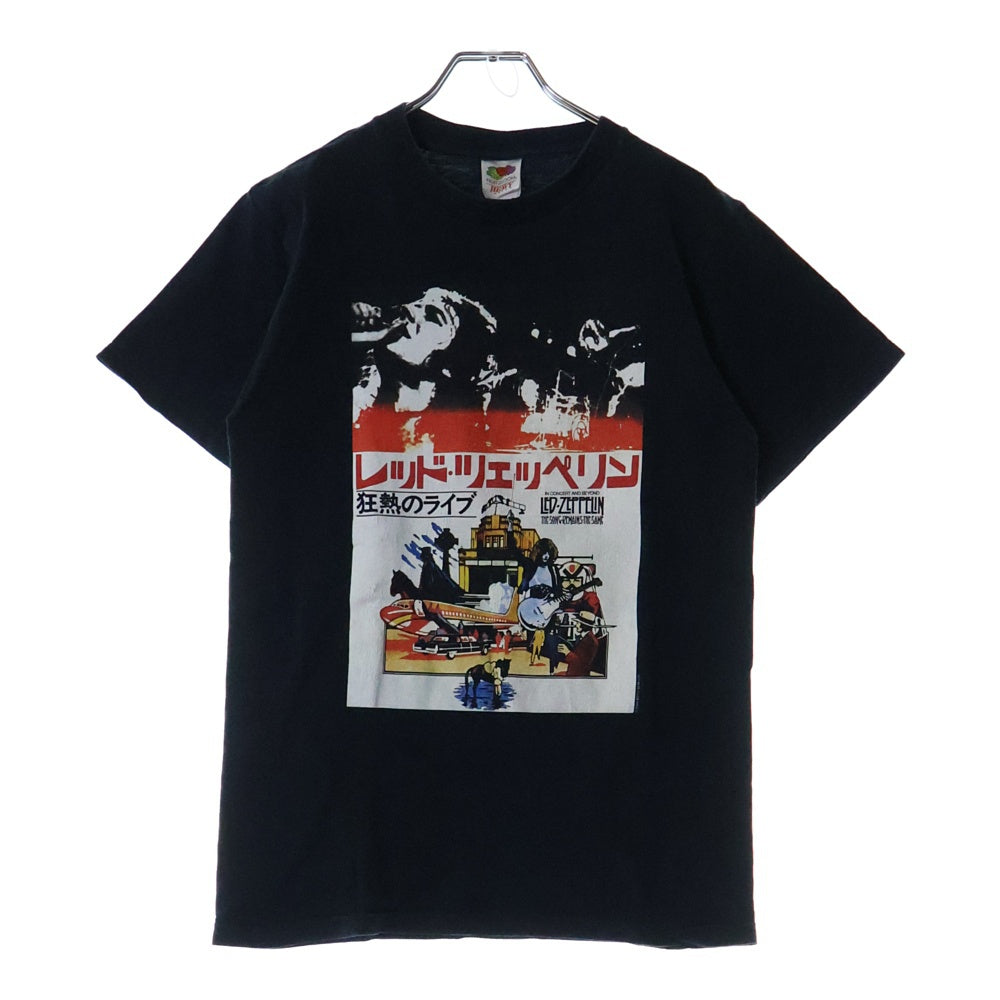 VINTAGE(ヴィンテージ) 00S VINTAGE LED ZEPPELIN THE SONG REMAINS THE SAME 2004 ヴィンテージ レッド ツェッペリン 狂気のライブ フロントプリント クルーネック半袖Tシャツ
